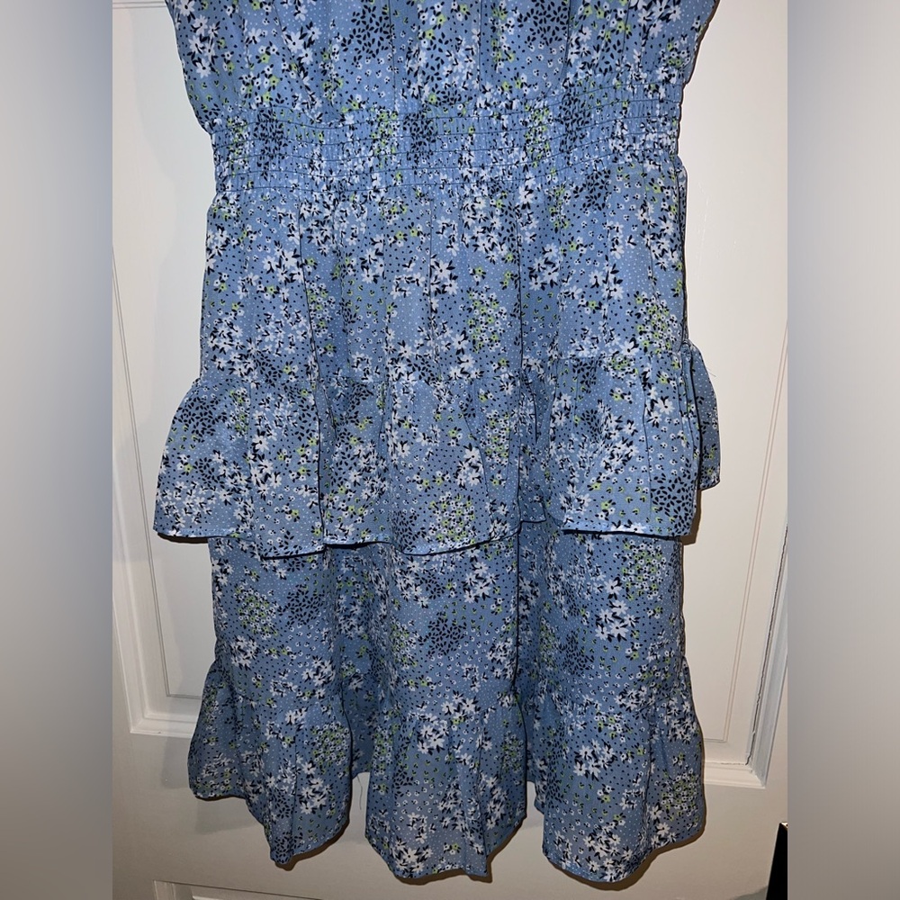 Bcbgeneration Smocked Neck Ruffle Mini Dress - image 5